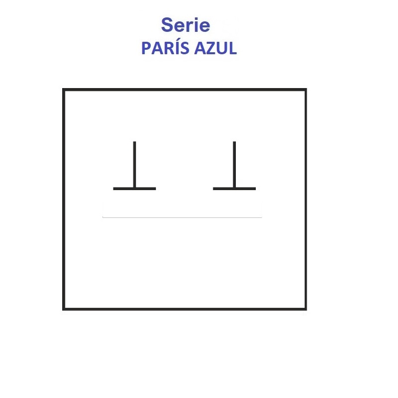 Estuche París Pendientes (grande) 87x91x30 mm.